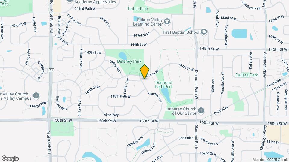 14730 Dundee Ave Mapa y Detalles de la Ubicación