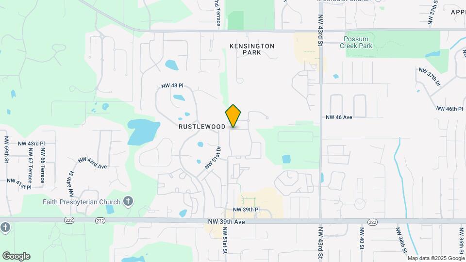 5057 NW 44th Ln Map and Location Details