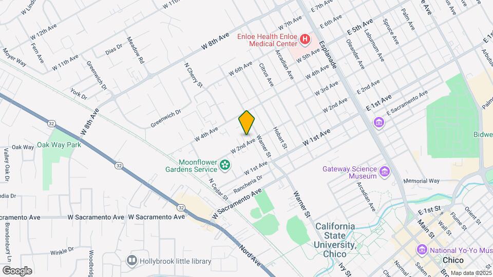 626 W 2nd Ave Mapa y Detalles de la Ubicación