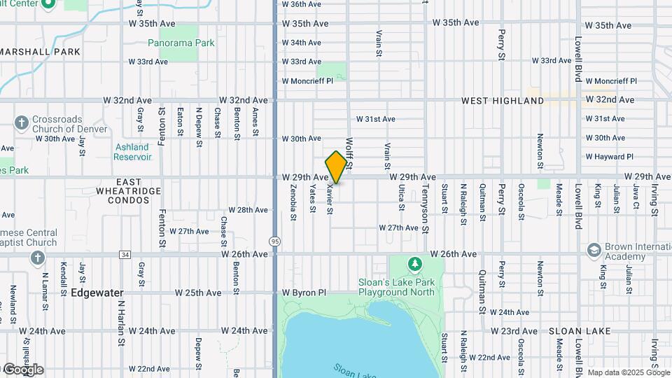 2838 Xavier St Map and Location Details