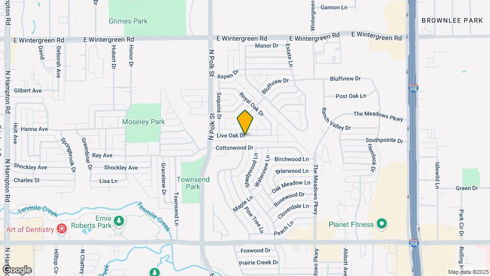 902 Live Oak Dr Map and Location Details