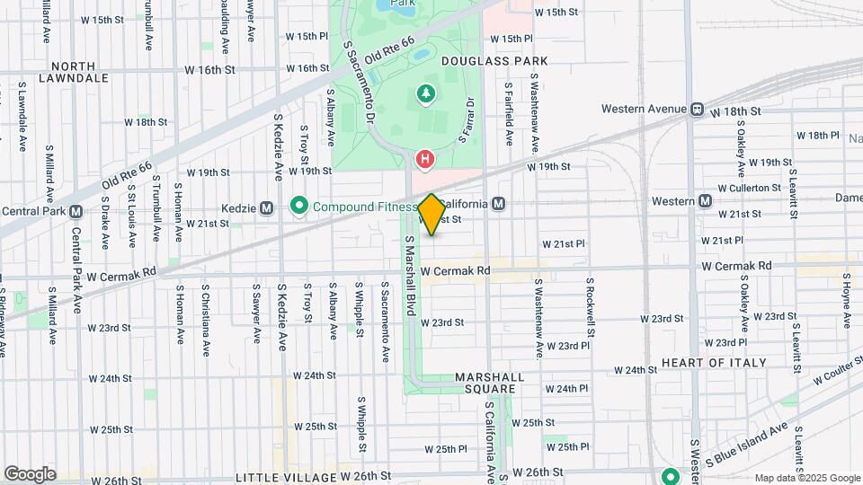 2872 W 21st Pl Mapa y Detalles de la Ubicación