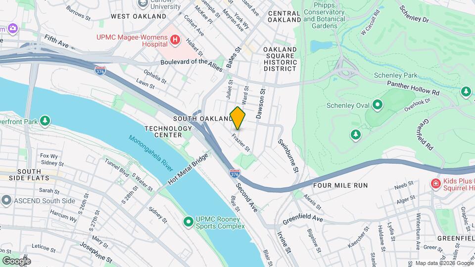 3209 Ward St, Unit 1 Map and Location Details
