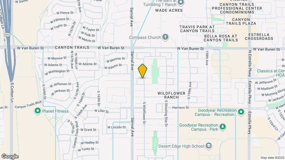 16225 W Mesquite Dr Map and Location Details