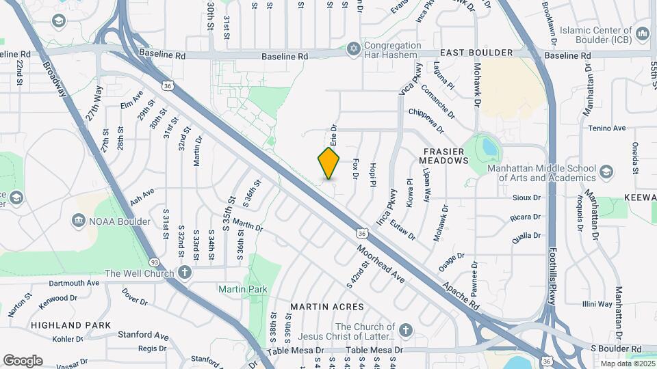 3831 Apache Ct W Map and Location Details