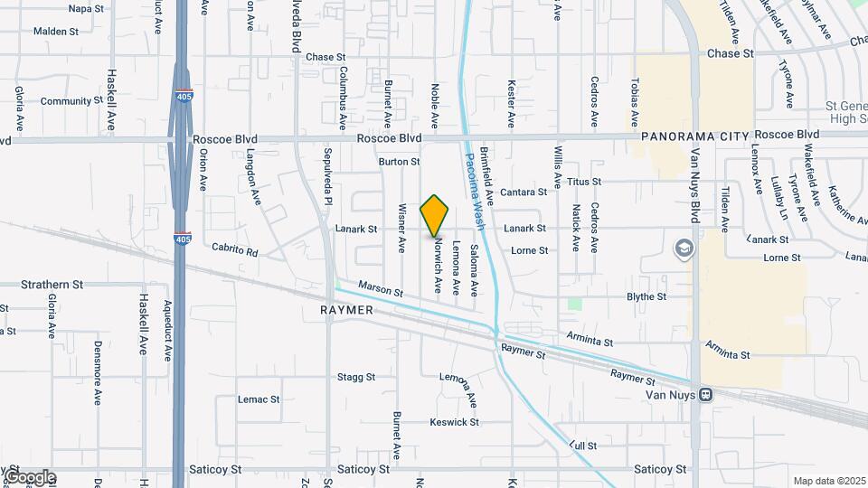 8045 Norwich Ave Map and Location Details