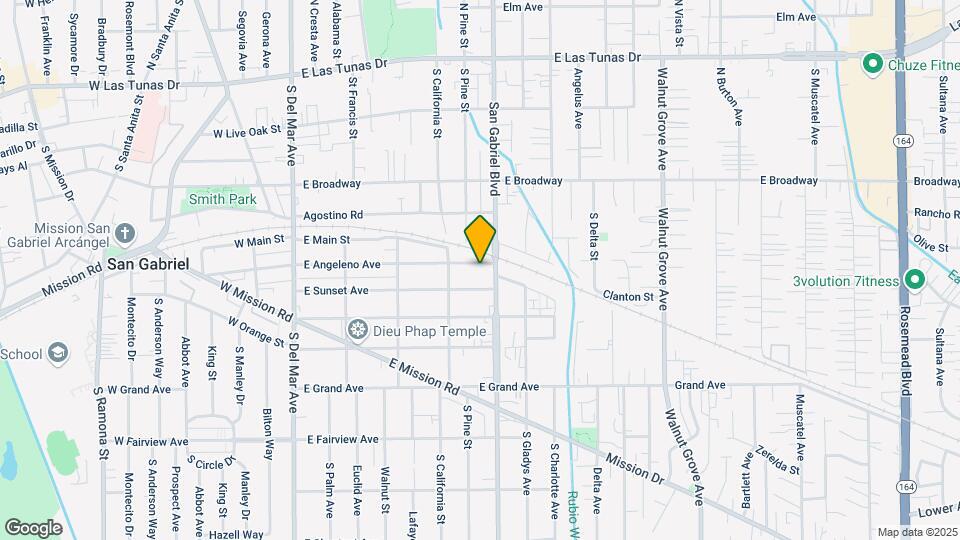 728 E Angeleno Ave Map and Location Details