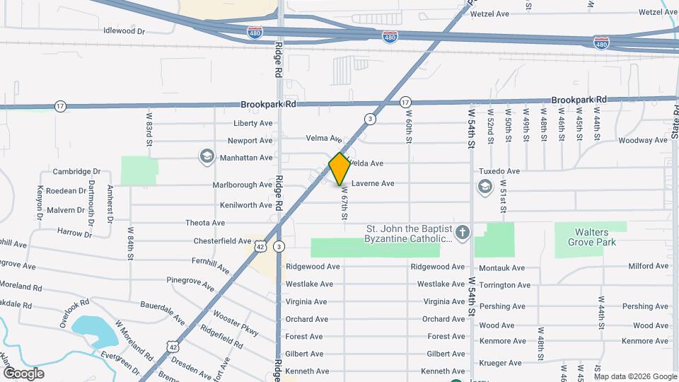 6707 Laverne Ave Map and Location Details