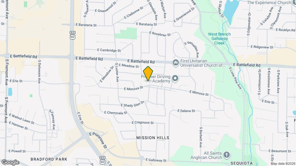 3123 S Glenhaven Ave Map and Location Details