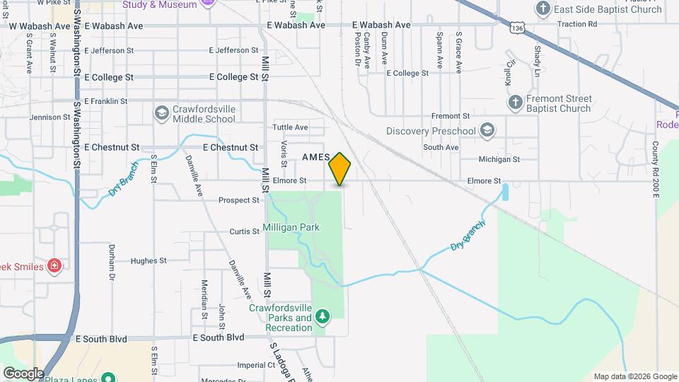 1107 Elmore St Map and Location Details