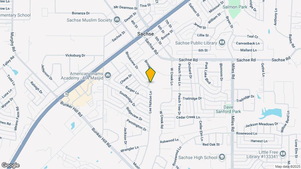 4904 Brookhollow Dr Map and Location Details