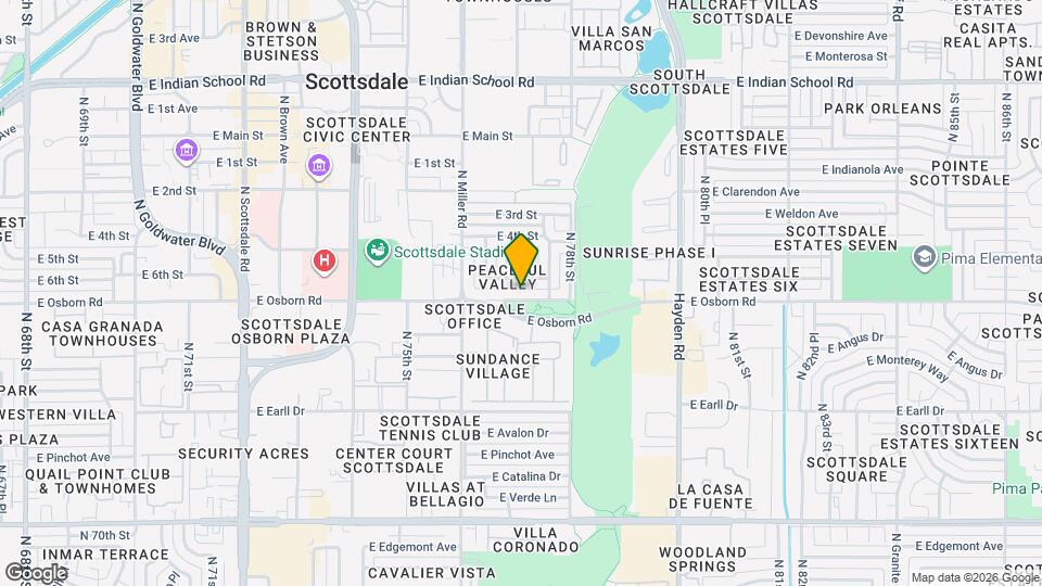 7712 E Osborn Rd, Unit SI ID1558679P Map and Location Details