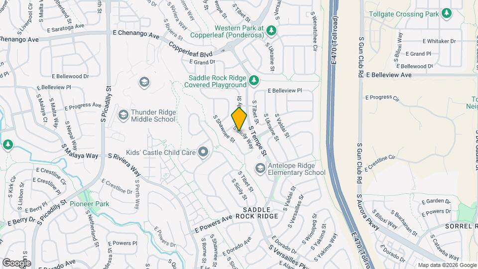 5277 S Sicily Way Map and Location Details