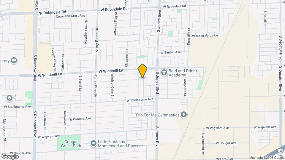 8165 Golden Flowers St Map and Location Details