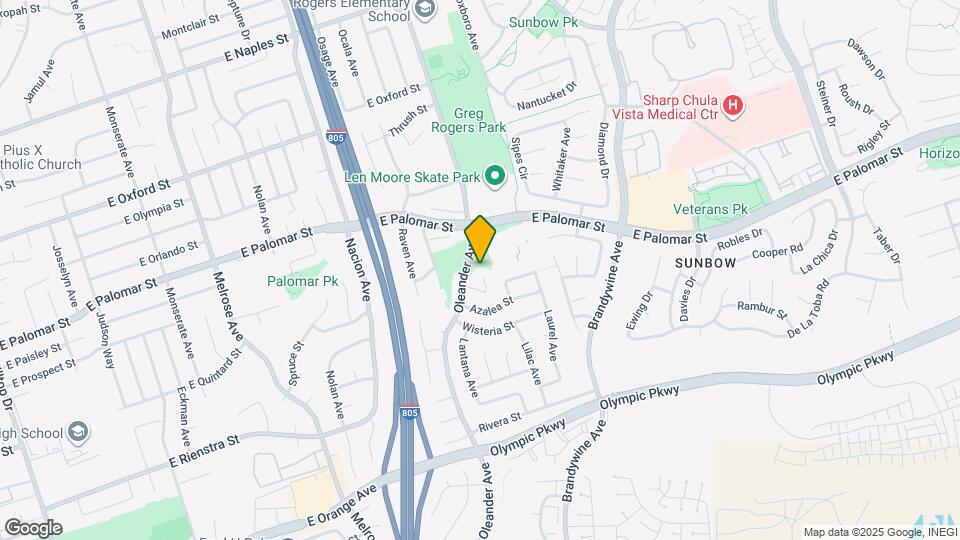 539 Hibiscus Ct Map and Location Details