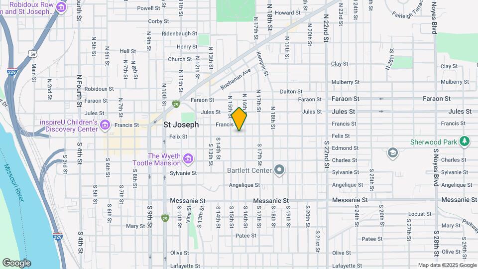 1515 Felix St Map and Location Details