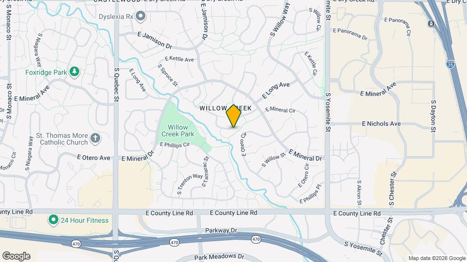 7956 S Vincennes Way Map and Location Details
