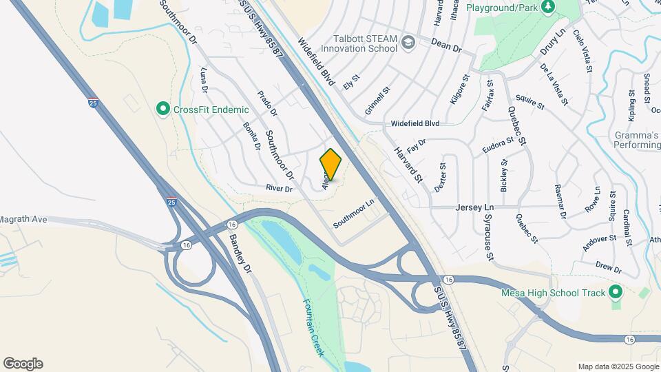 7195 Alegre Cir Map and Location Details