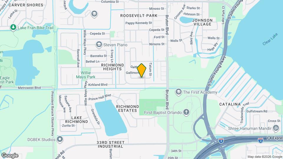 4178 Tatum St Map and Location Details