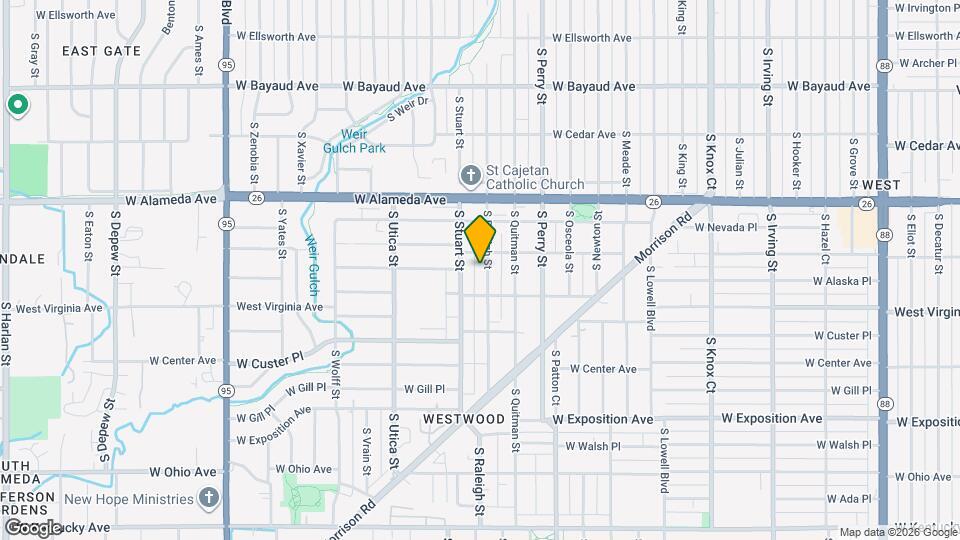 425 S Raleigh St Map and Location Details