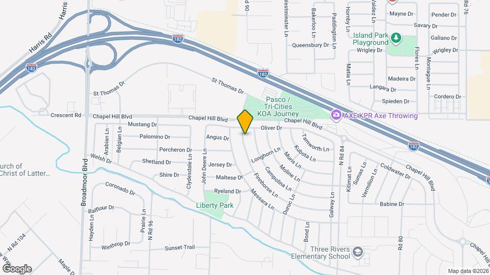 4613 Finnhorse Ln Map and Location Details