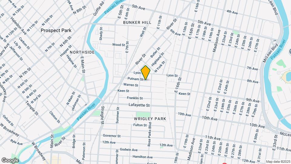 114 Putnam St Map and Location Details