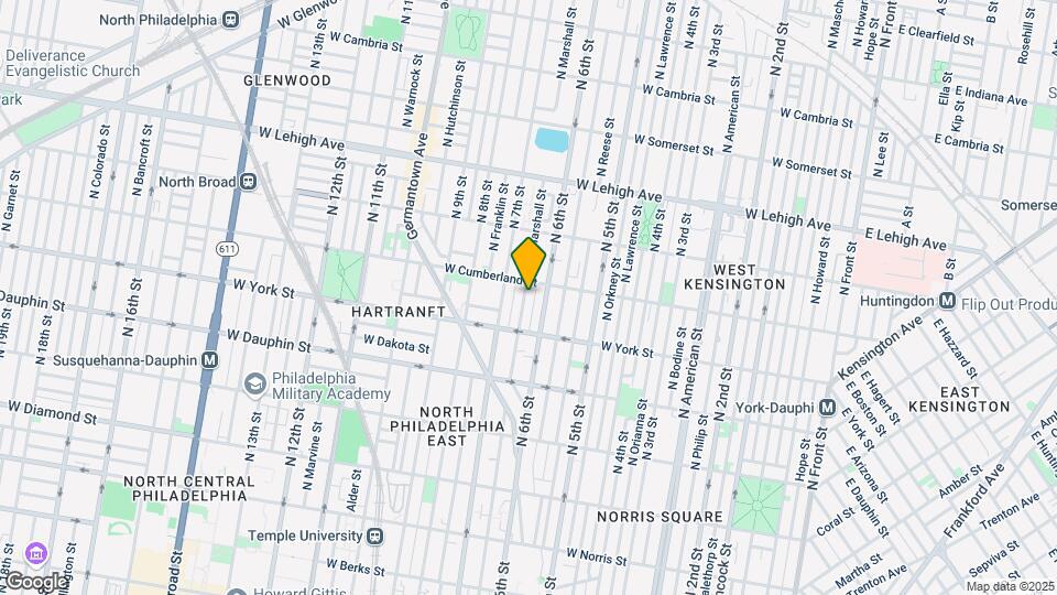 2443 N Marshall St Mapa y Detalles de la Ubicación