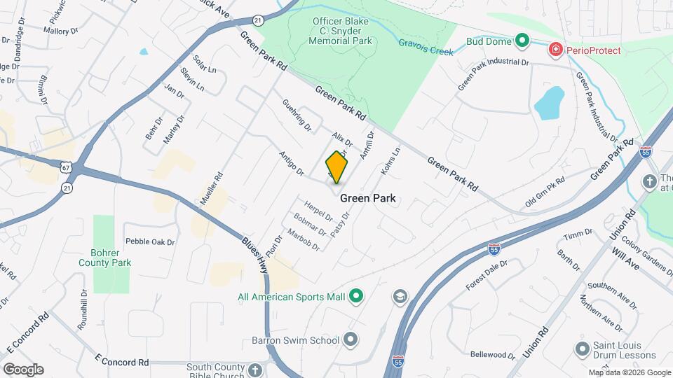 9511 Antigo Dr Map and Location Details