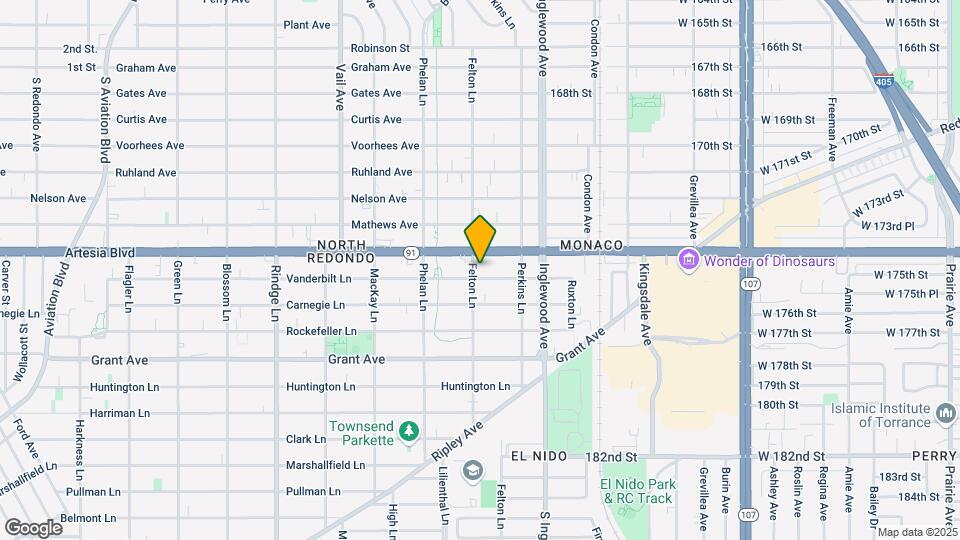 2603 Vanderbilt Ln, Unit 2 Map and Location Details