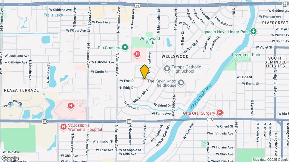 4611 N Eddy Dr Map and Location Details