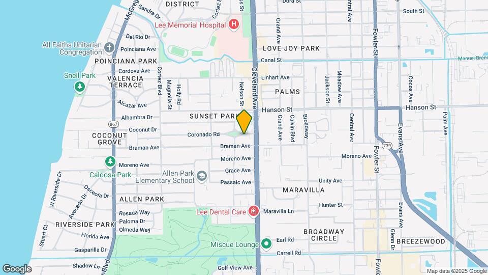 1924 Coronado Rd Mapa y Detalles de la Ubicación