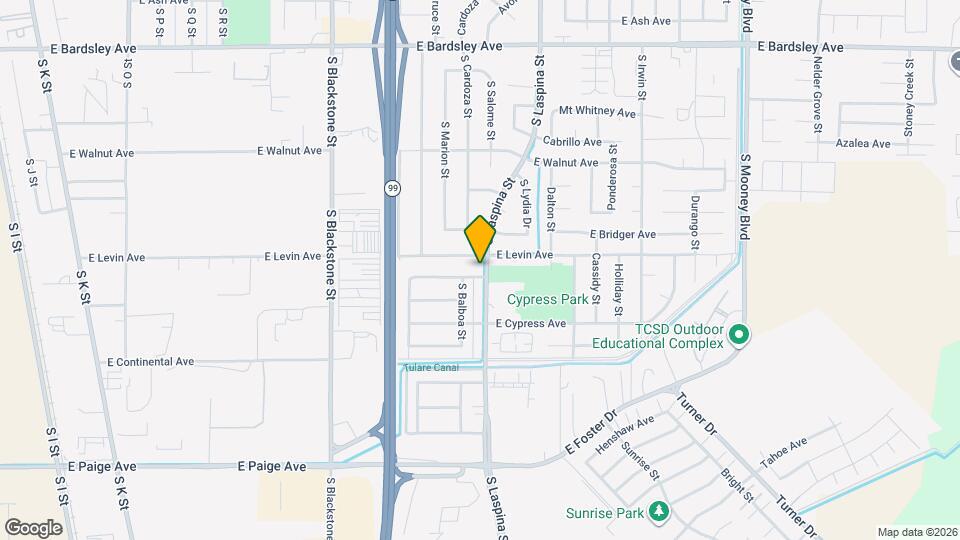 1498 E Cerritos Ave Map and Location Details