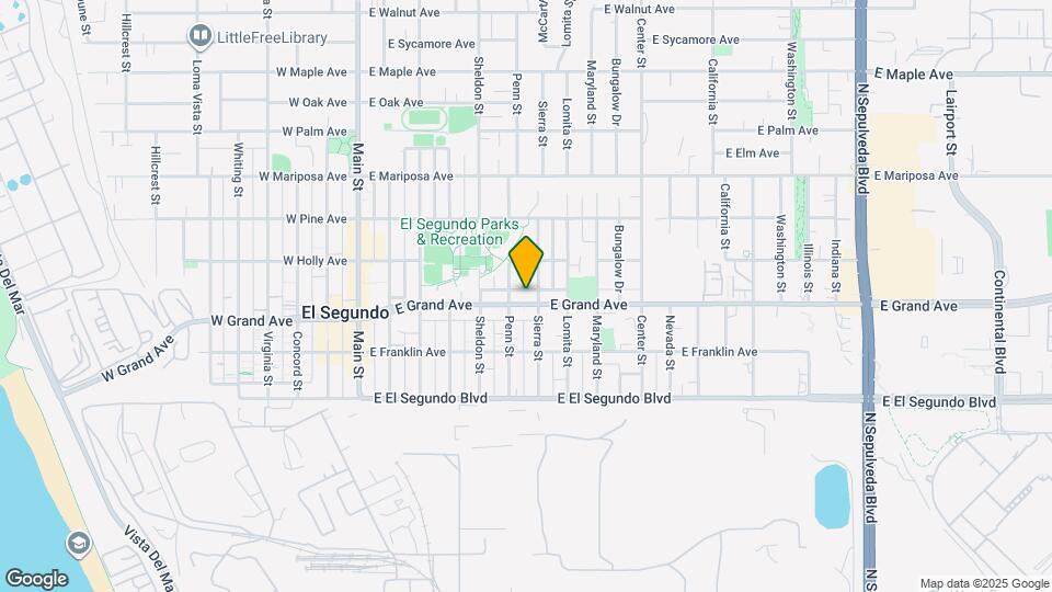 619 E Grand Ave Map and Location Details