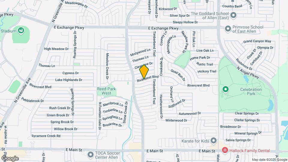 1312 Rivercrest Blvd Map and Location Details
