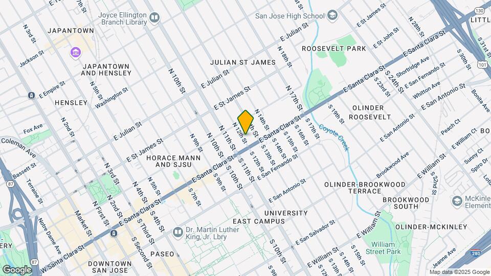 32 N 12th St Map and Location Details