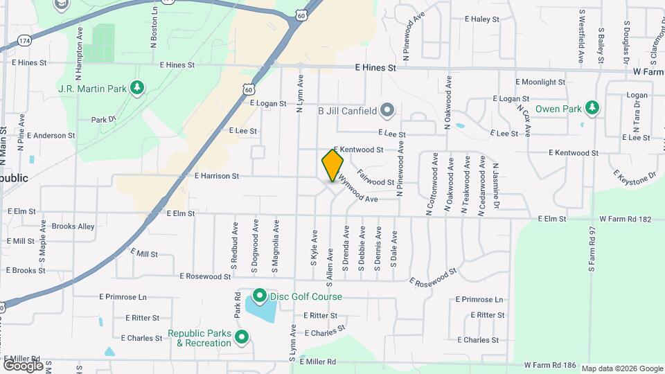 114 N Kyle Ave Map and Location Details