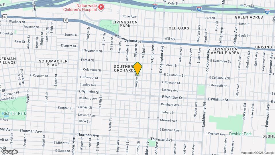 936 Wagner St Map and Location Details