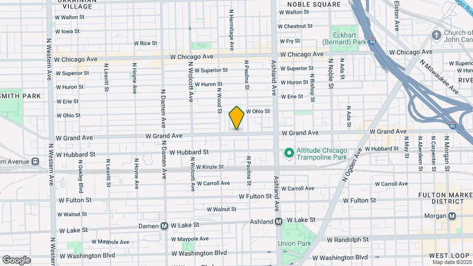 504 N Hermitage Ave Map and Location Details