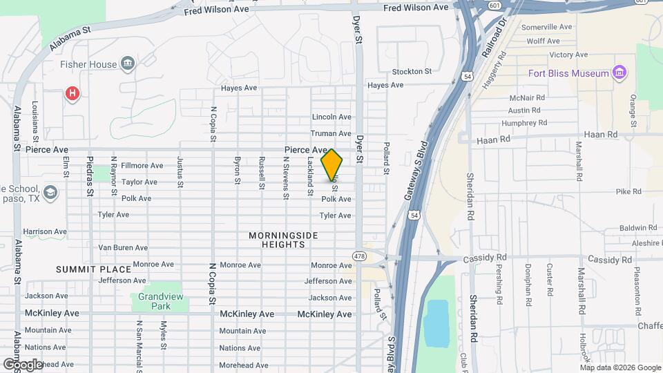 3828 Taylor Ave Map and Location Details