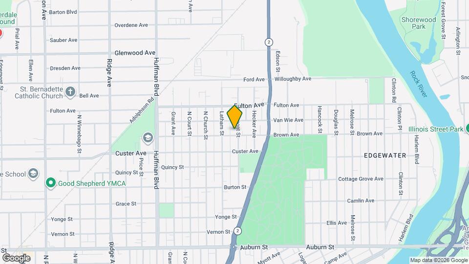 2208 Fremont St Map and Location Details