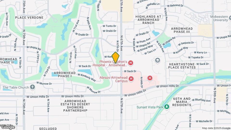 6710 W Wescott Dr Map and Location Details