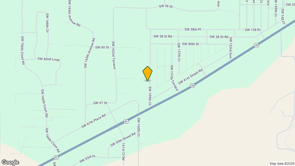 4486 SW 159th Ct Map and Location Details