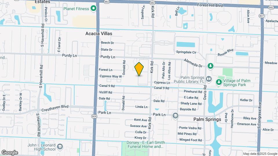 400 Village Green Cir W Map and Location Details