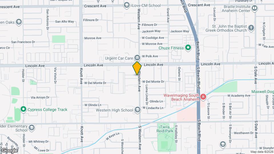 3202 W Cabot Dr Map and Location Details