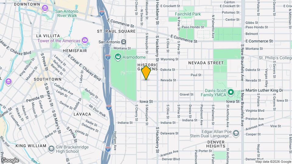 603 S Mesquite St Map and Location Details