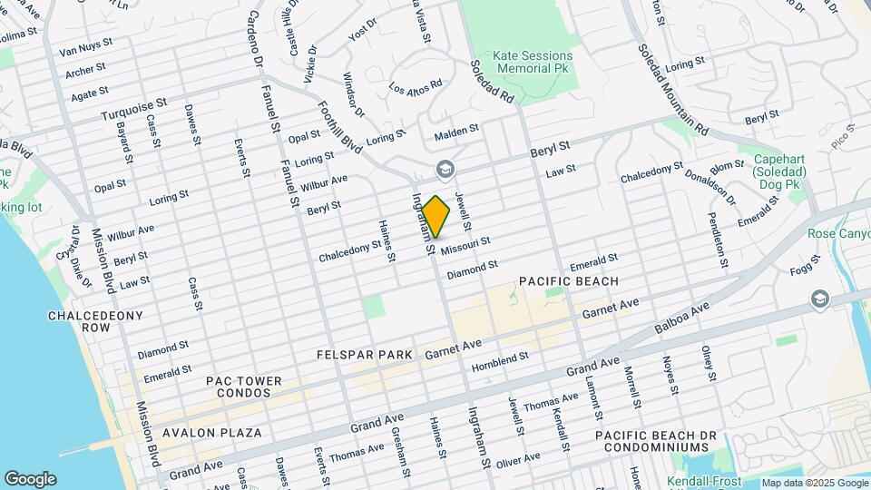4755 Ingraham St Map and Location Details