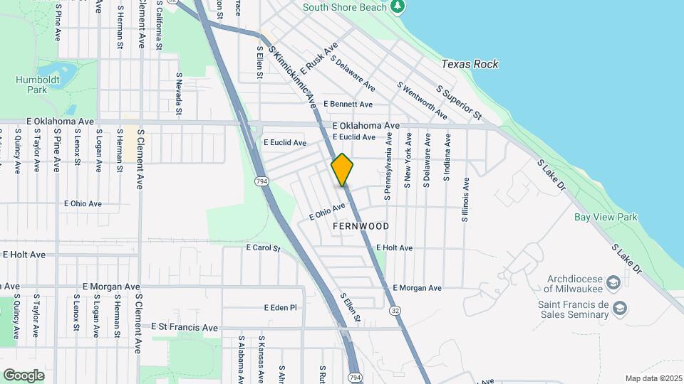 3273 S Kinnickinnic Ave Map and Location Details