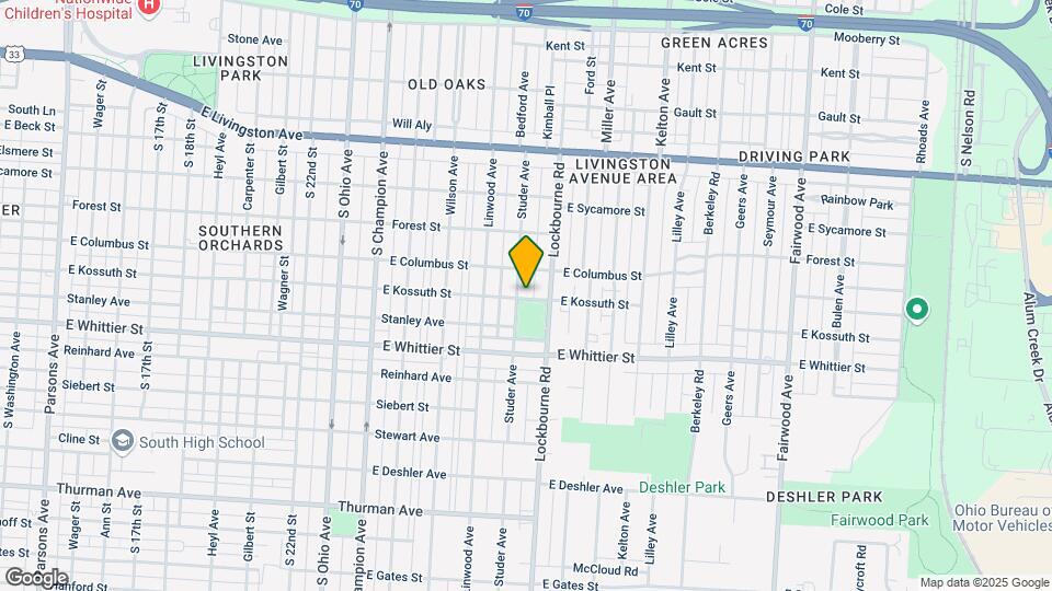 1016 Studer Ave Map and Location Details
