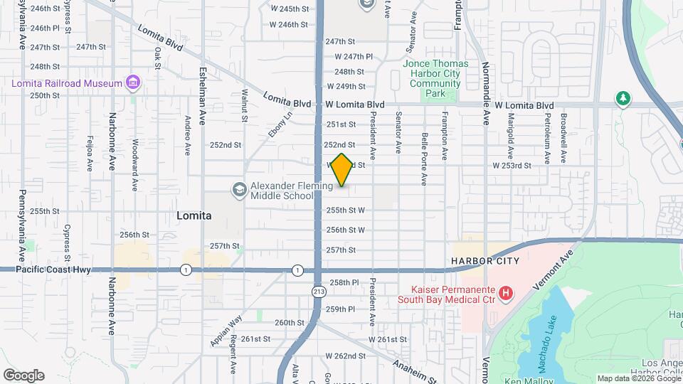 1654 254th St Mapa y Detalles de la Ubicación