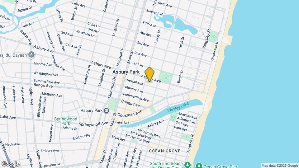 513 Sewall Ave Mapa y Detalles de la Ubicación